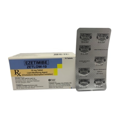 ZETLOW ZETLOW 10mg Tablet Sold Per Piece [PRESCRIPTION REQUIRED]