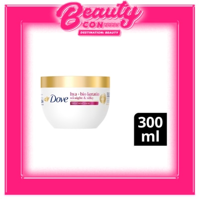 DOVE DOVE Hya+Bio Keratin Straight & Silky Treatment Mask 300ml