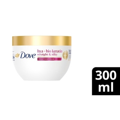 DOVE DOVE Hya+Bio Keratin Straight & Silky Treatment Mask 300ml