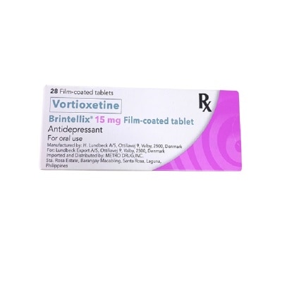 BRINTELLIX BRINTELLIX Antidepressant 15mg Film Coated Tablet Sold Per Piece [PRESCRIPTION REQUIRED]