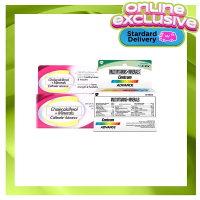 CENTRUM Centrum Advance 30s & Caltrate Advance 30s