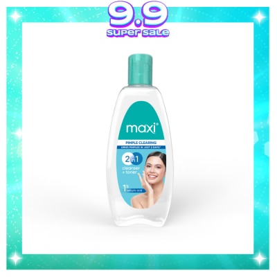 MAXI MAXI Pimple Clearing Cleanser +Toner 135Ml