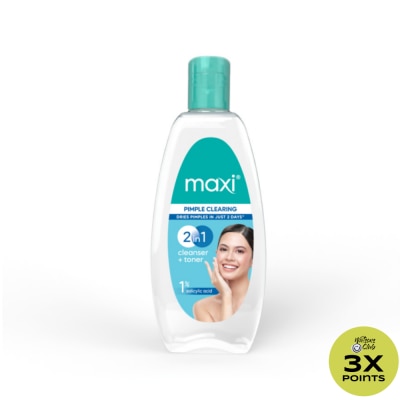 MAXI MAXI Pimple Clearing Cleanser +Toner 135Ml