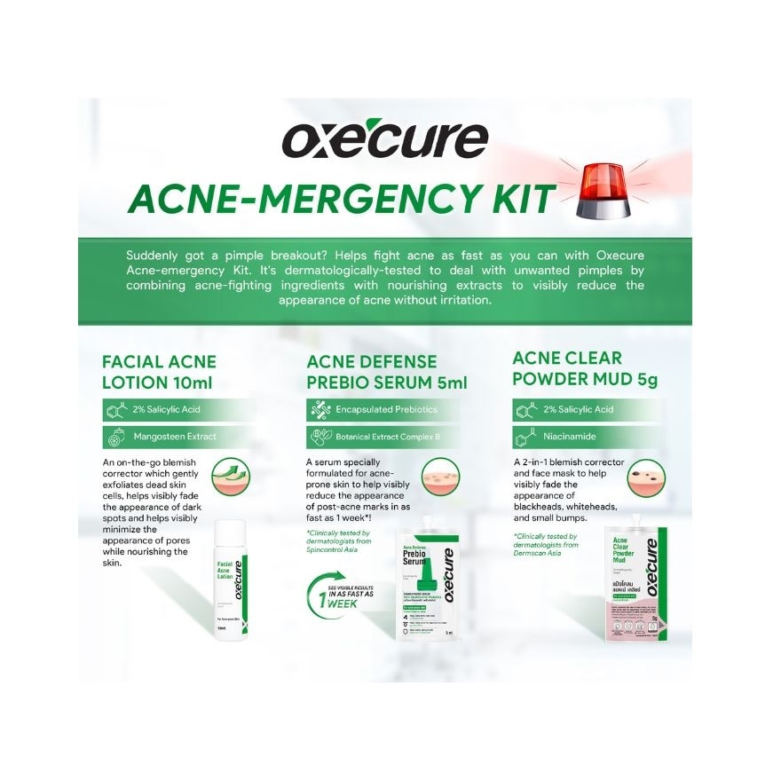 OXECURE Acne-Mergency Kit