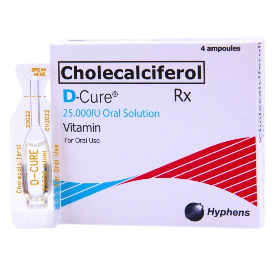 D CURE 25000 IU/ML Oral Solution Sold Per Piece [PRESCRIPTION REQUIRED]