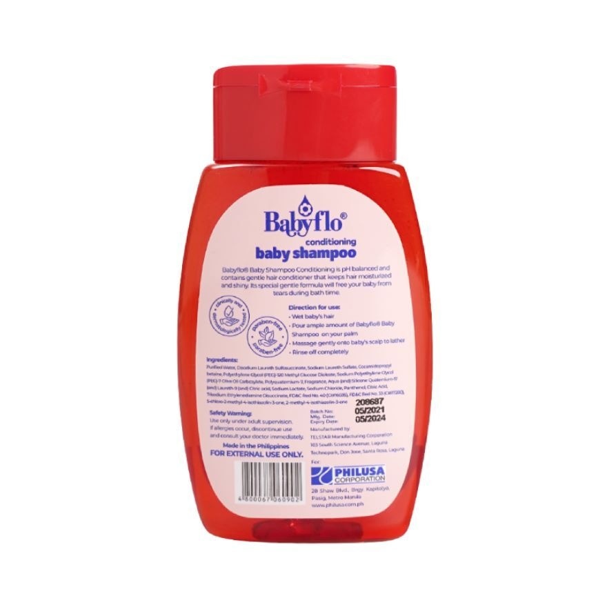 Babyflo Baby Conditioning Shampoo Red 125mL