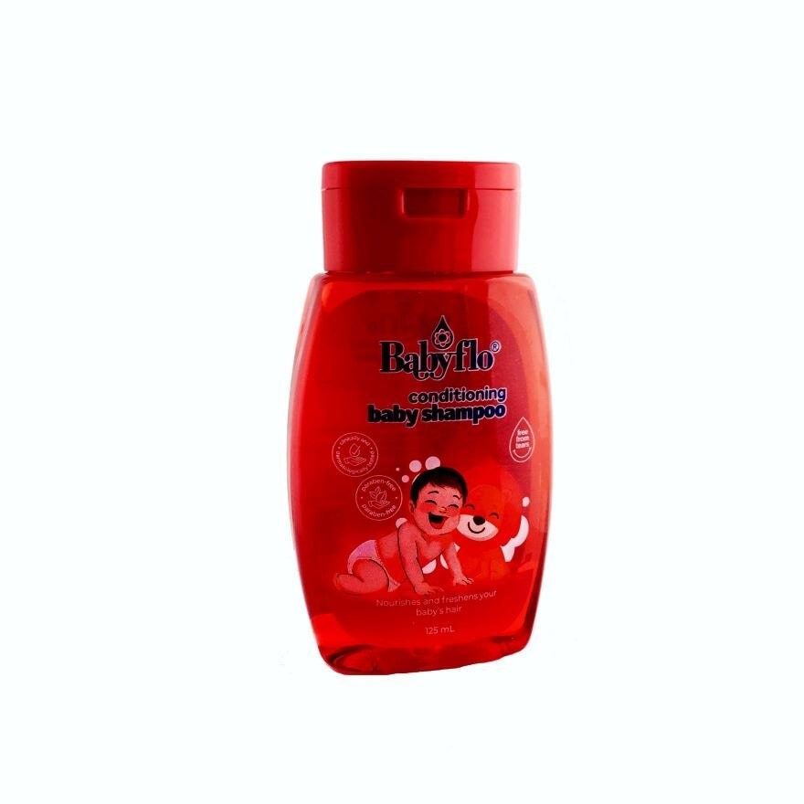 Babyflo Baby Conditioning Shampoo Red 125mL