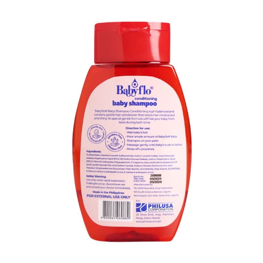 Babyflo Baby Conditioning Shampoo Red 200mL