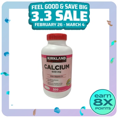 KIRKLAND Kirkland Signature Calcium With Vitamin D3 600Mg
