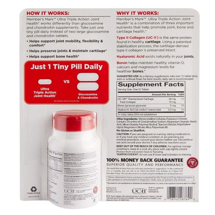 KIRKLAND KS Triple Action Joint Health 110s