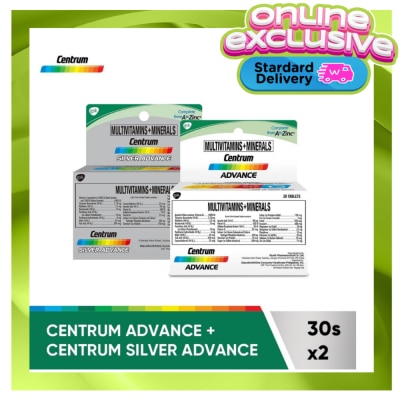 CENTRUM Centrum Advance 30s & Centrum Silver Advance 30s