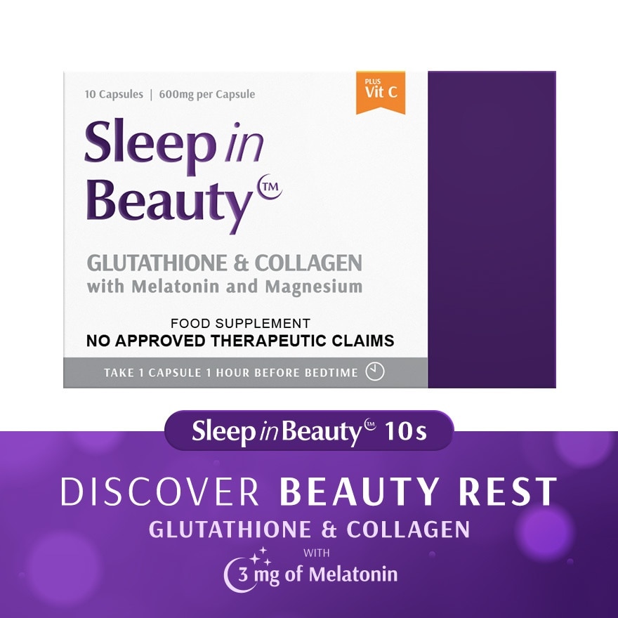 SLEEP IN BEAUTY Glutathione And Collage Food Supplement 10 Capsule