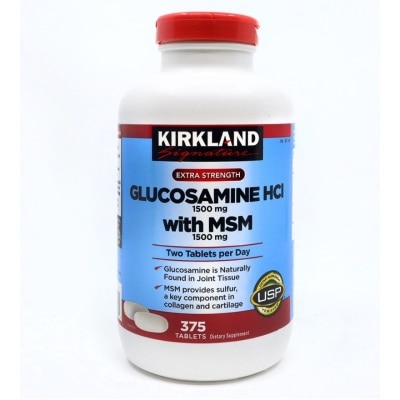KIRKLAND KIRKLAND Glucosamine Hci 1500Mg W/ Msm 1500Mg 375T