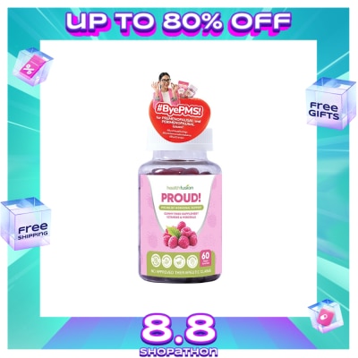 HEALTH FUSION HEALTH FUSHION Proud Food Supplement Gummies with Vitamin B6 and Herbal Extracts