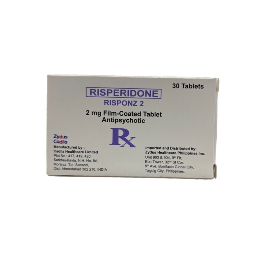 RISPONZ 2 2mg Film Coated Tablet Antipsychotic Sold Per Piece [PRESCRIPTION REQUIRED]