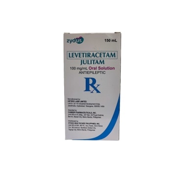 JULITAM JULITAM 100mg/mL Oral Solution Antiepileptic 150ml [PRESCRIPTION REQUIRED]