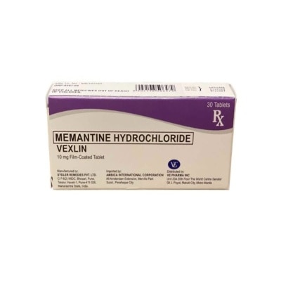 VEXLIN VEXLIN (MEMANTINE HYDROCHLORIDE) 10mg Film Coated Tablet Sold Per Piece [PRESCRIPTION REQUIRED]