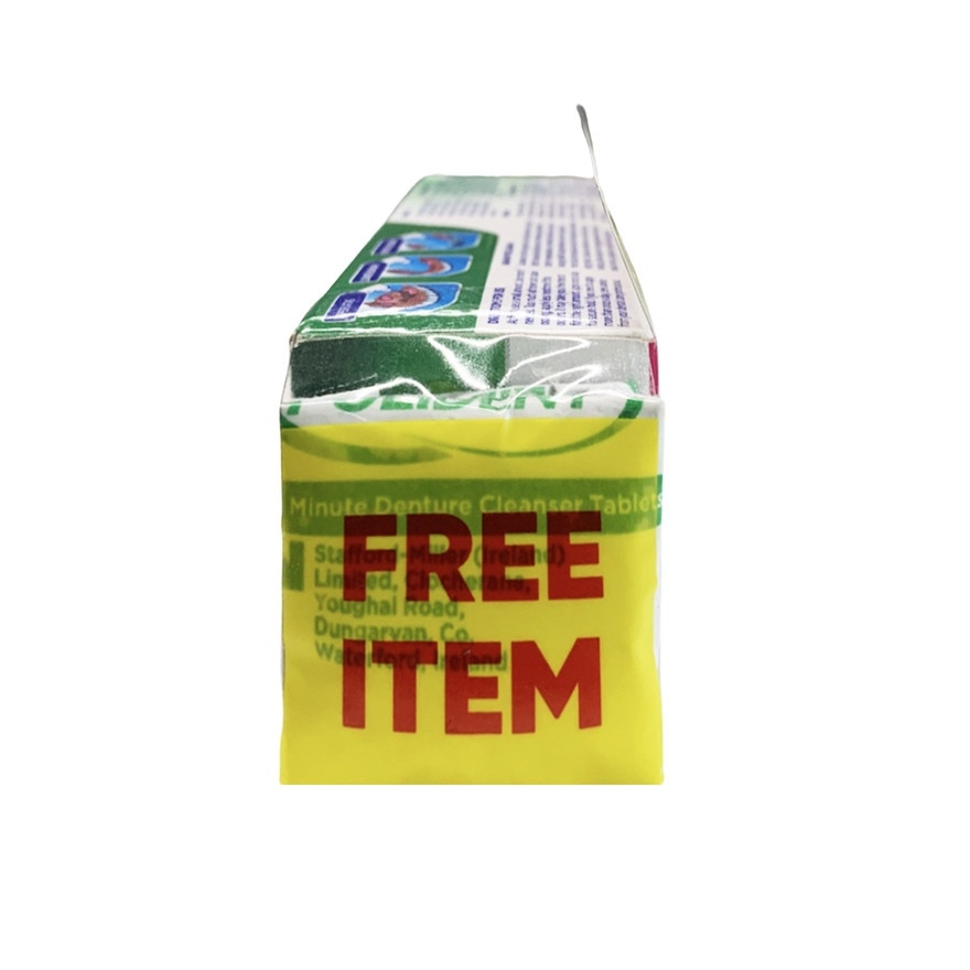 Polident Regimen Pack: Flavor Free Buy Adhesive 20g free 2 cleansers