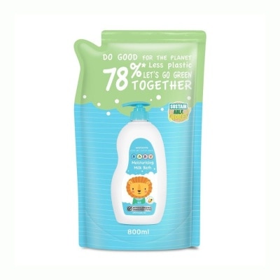 WATSONS WATSONS Moisturizing Milk Baby Bath Refill 800ml