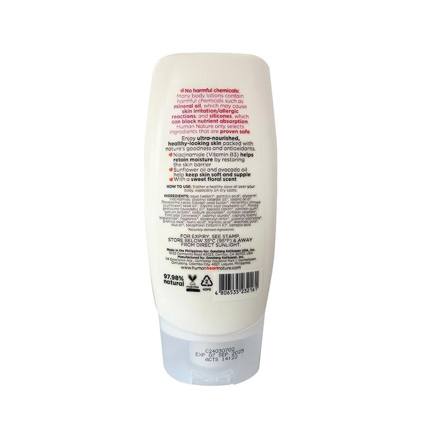 HUMAN NATURE Skin Barrier Boosting Niacinamide Lotion Cherry Blossom 250ml