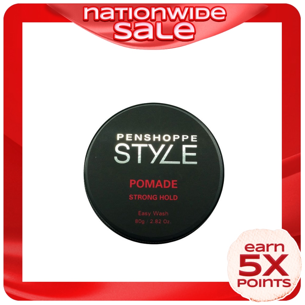 PENSHOPPE Style Pomade Strong Hold Red 80g