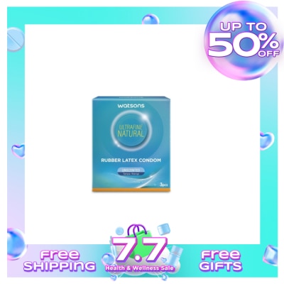 WATSONS WATSONS Ultrafine Natural Rubber Latex Condom