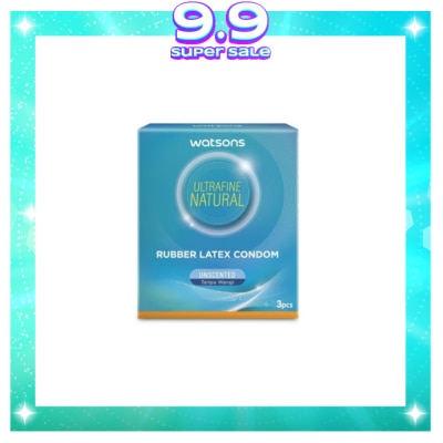WATSONS WATSONS Ultrafine Natural Rubber Latex Condom