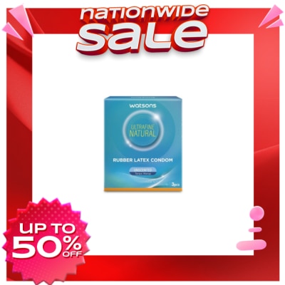 WATSONS WATSONS Ultrafine Natural Rubber Latex Condom