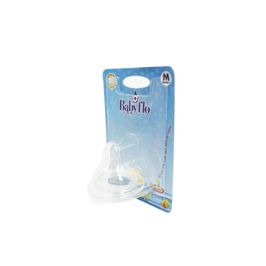 BABYFLO Nipple Wideneck Silicone 1s medium