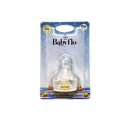 BABYFLO BABYFLO Nipple Preemie Silicone 2s