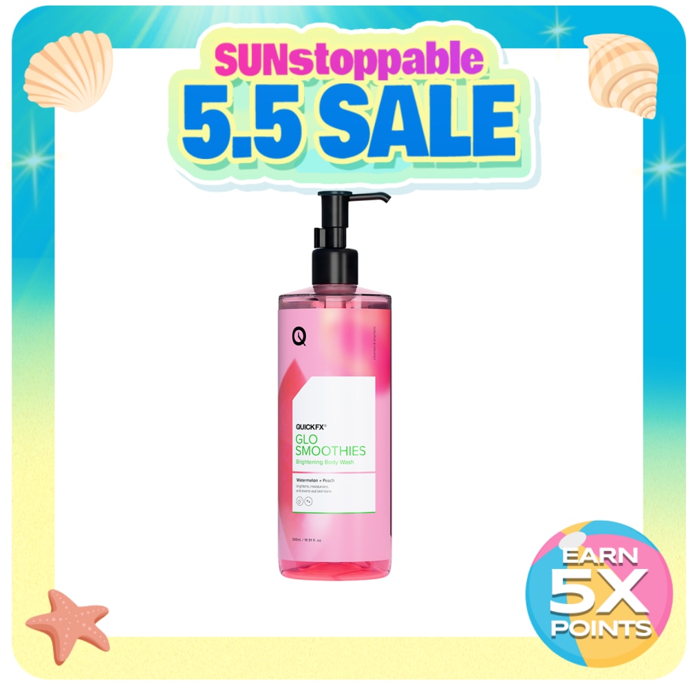QUICKFX Glo Smoothies Brightening Body Wash 500ml