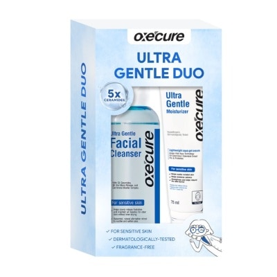 OXECURE Oxecure Ultra Gentle Duo Ultra Gentle Facial Cleanser 120ml + Ultra Gentle Moisturizer 75ml