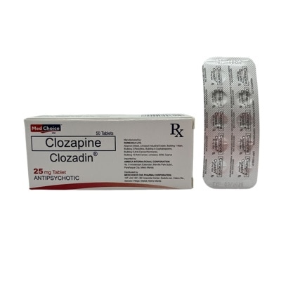 CLOZADIN CLOZADIN 25MG TAB 50 sold per piece [PRESCRIPTION REQUIRED]