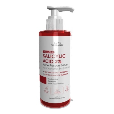 LUXE ORGANIX Luxe Organix Dermapro Salicylic Acid 2% Acne Rescue Serum Antibacterial Body Wash 500Ml