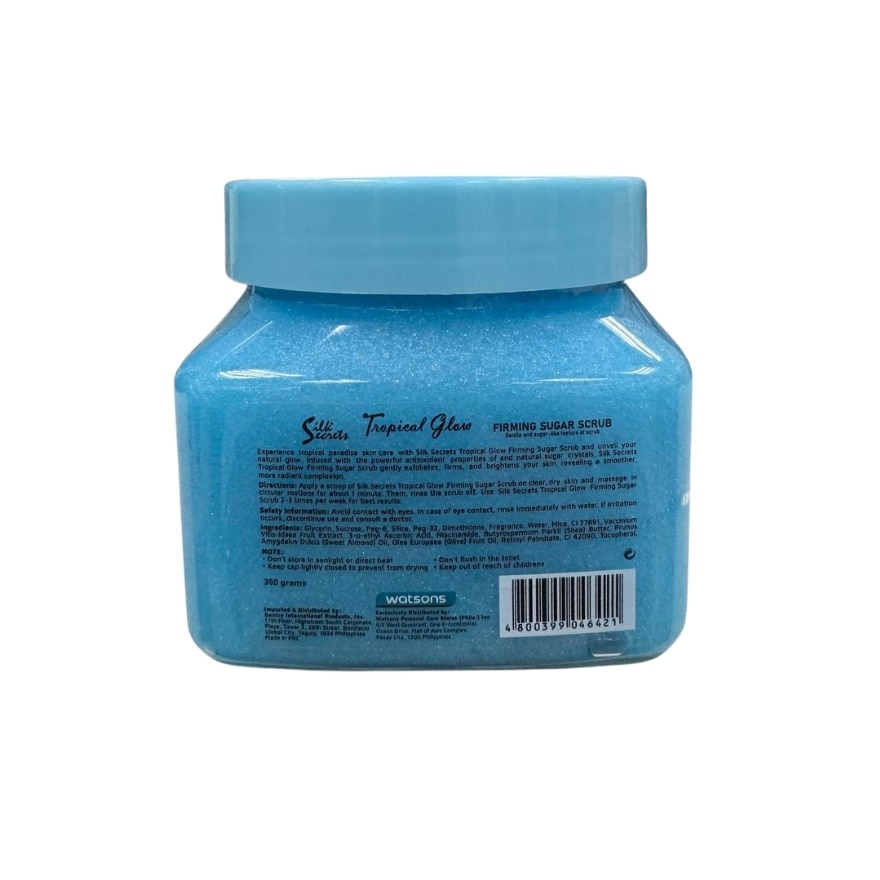 SILK SECRETS Tropical Glow Firming Sugar Scrub 350g