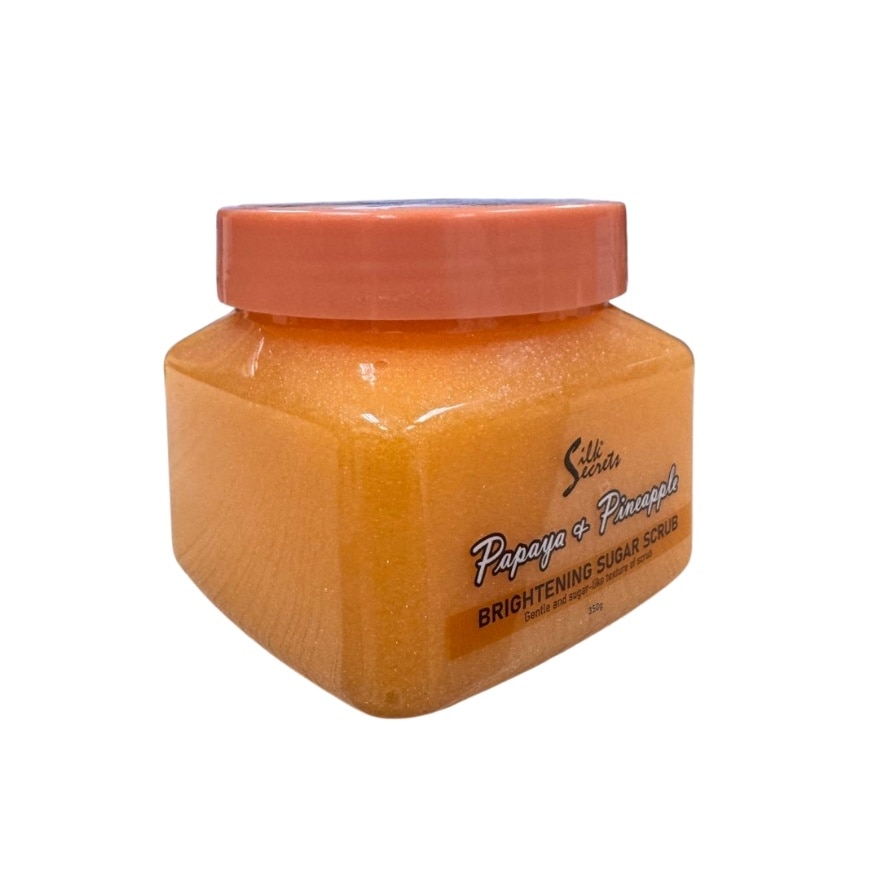 SILK SECRETS Papaya And Pineapple Brightening Sugar Scrub 350g