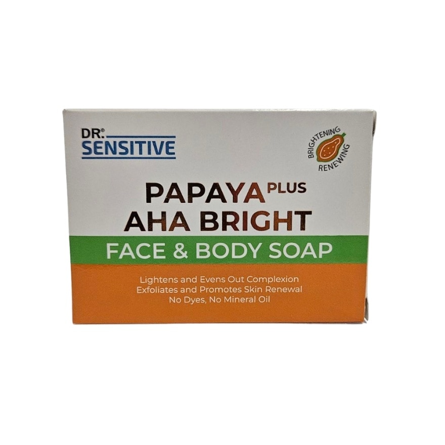 PAPAYA PLUS AHA Bright Face And Body Soap 120G