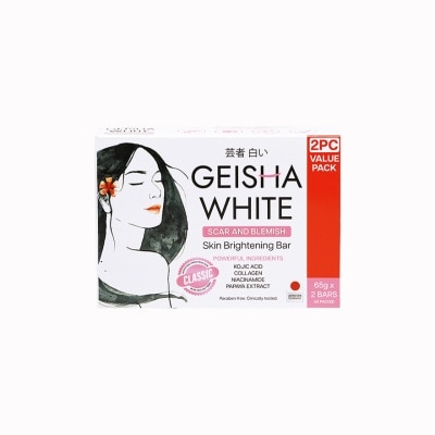 GEISHA WHITE Geisha White Classic Bar 65g x 2