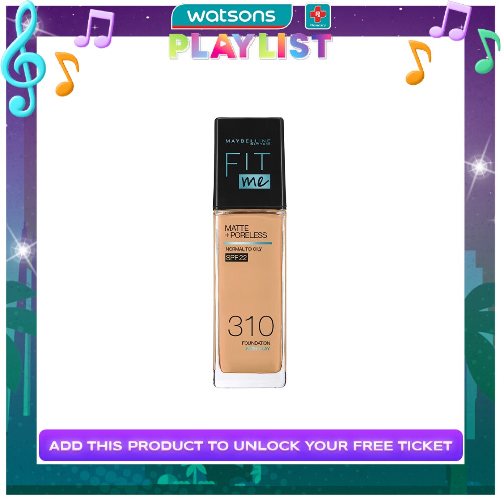 MAYBELLINE Fit Me Foundation Matte Poreless SPF 310