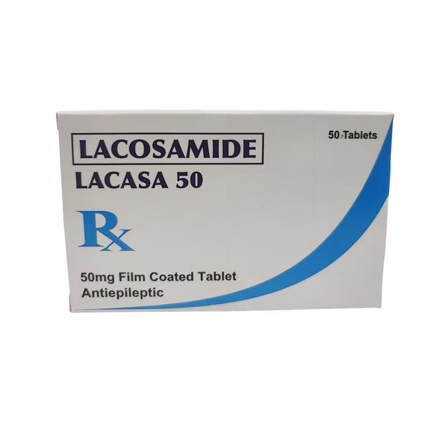 LACASA Lacosamide 50mg Film Coated Tablet Sold Per Piece [PRESCRIPTION REQUIRED]