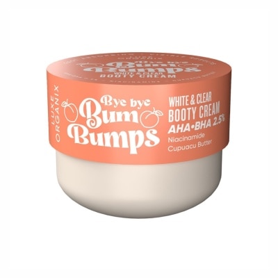 LUXE ORGANIX LUXE ORGANIX Bye Bye Bum Bumps White and Clear Booty Cream 230g