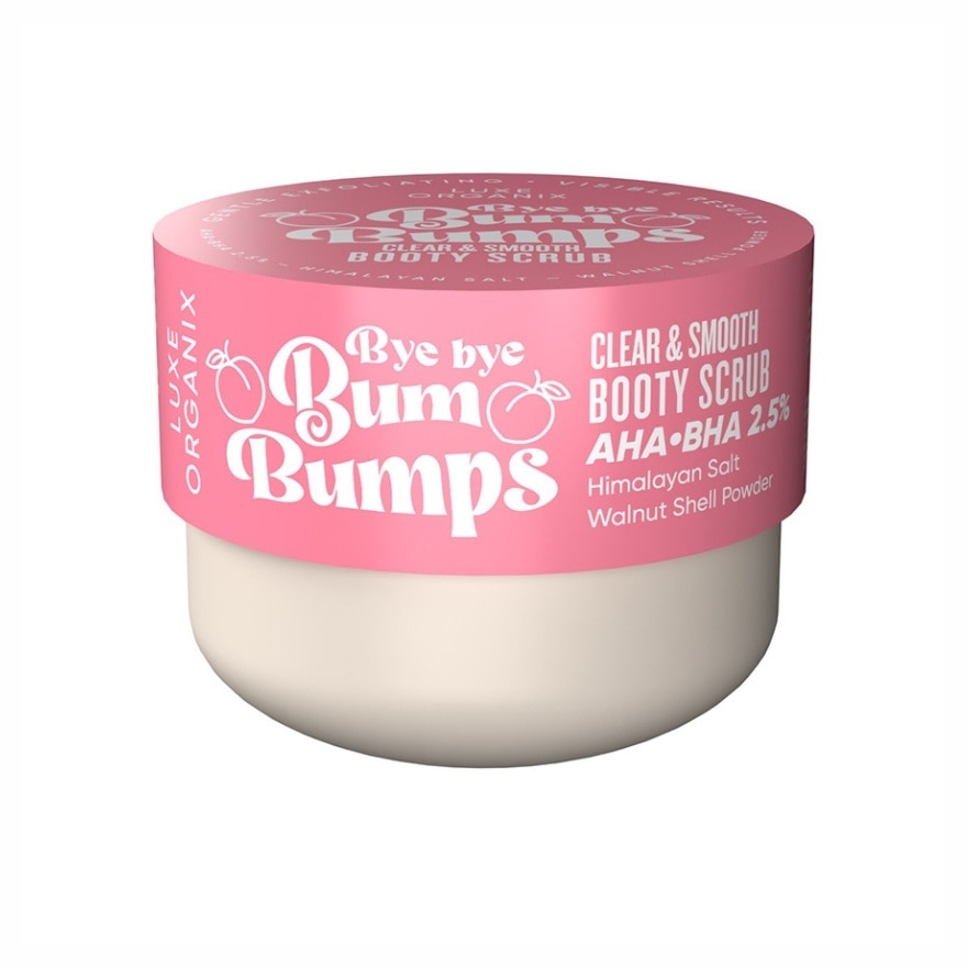 LUXE ORGANIX Bye Bye Bum Bumps Clear & Smooth Booty Scrub 285g