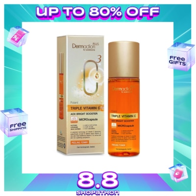 DAP BY WATSONS WATSONS Dermaction Plus Vitamin C Facial Peeling Toner 100ml
