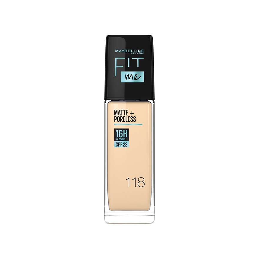 MAYBELLINE Fit Me Foundation Matte Poreless SPF 118