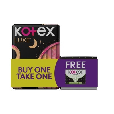 KOTEX KOTEX Luxe 28cm + FREE Panty Liners Bundle
