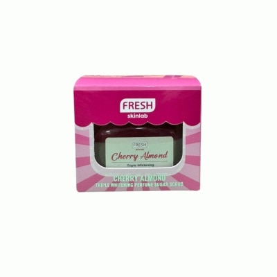 FRESH FRESH Skinlab Holiday Gift Set Cherry Almond Triple Whitening Perfume Sugar Scrub 220g