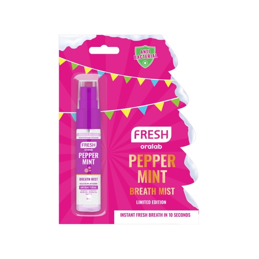 Fresh Oralab Pepper Mint Breath Mist 10ml