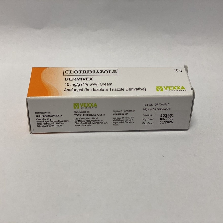 DERMIVEX 10mg/g (1% w/w) Cream 10g [PRESCRIPTION REQUIRED]