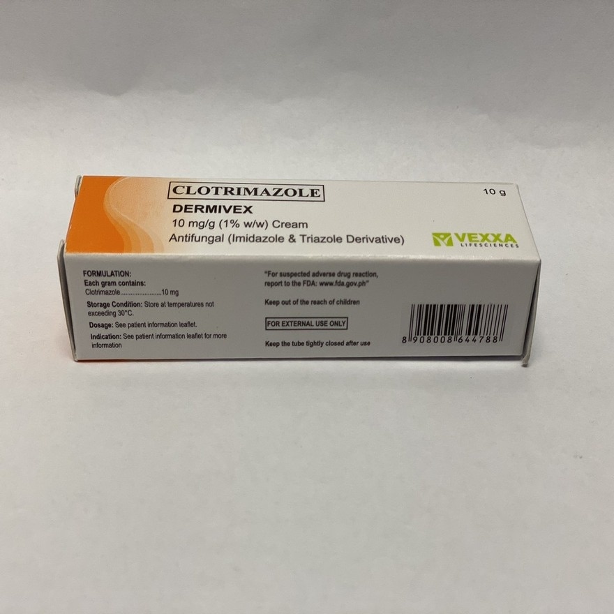 DERMIVEX 10mg/g (1% w/w) Cream 10g [PRESCRIPTION REQUIRED]