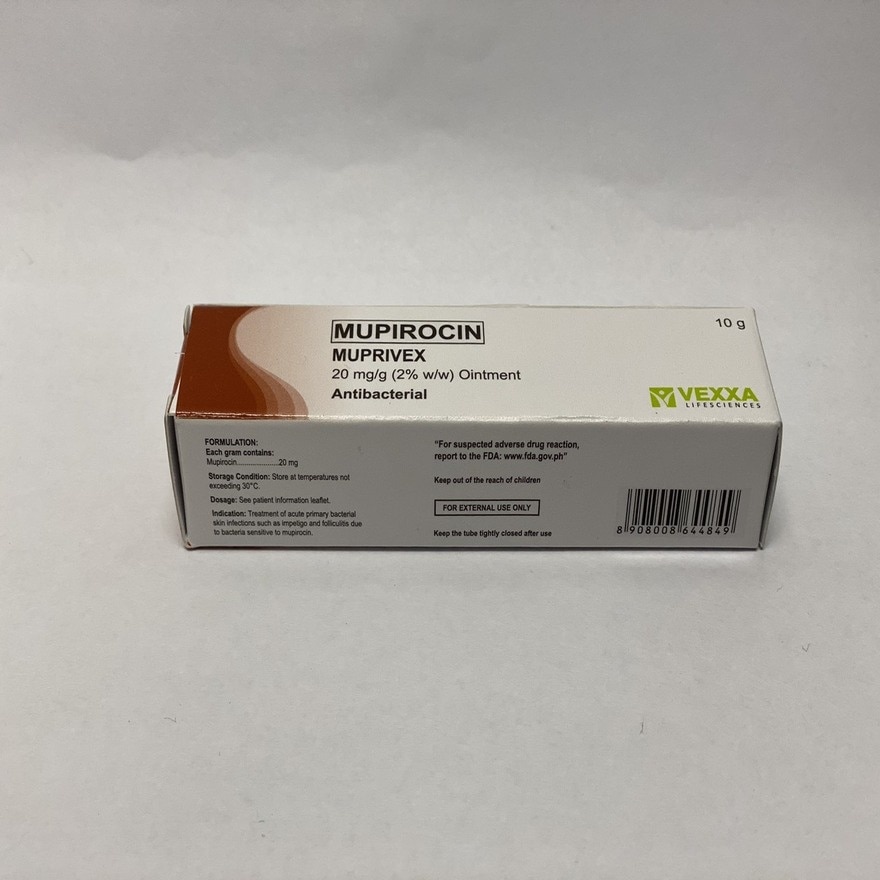 MUPRIVEX 20mg/g (2% w/w) Ointment 10g [PRESCRIPTION REQUIRED]